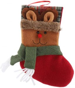 calcetines navideños para el arbol y la chimenea
